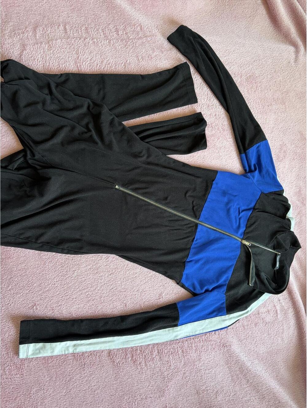 Fashion Nova Colorblock Zip-Up Jacket